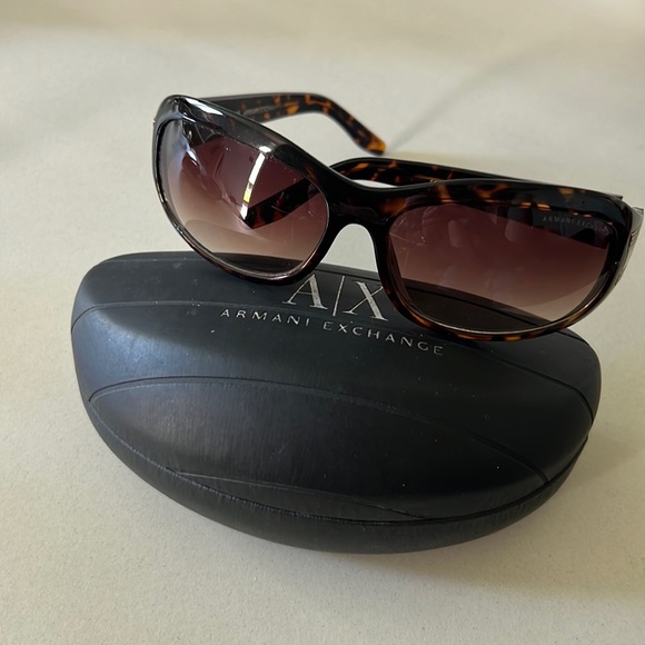 AX Armani Exchange Women\'s Sunglasses. Shield purple AX008/N/S NM1 qp Armani Exchange AX4120S Sunglasses for Ladies | Bass Pro Shops main image 3
